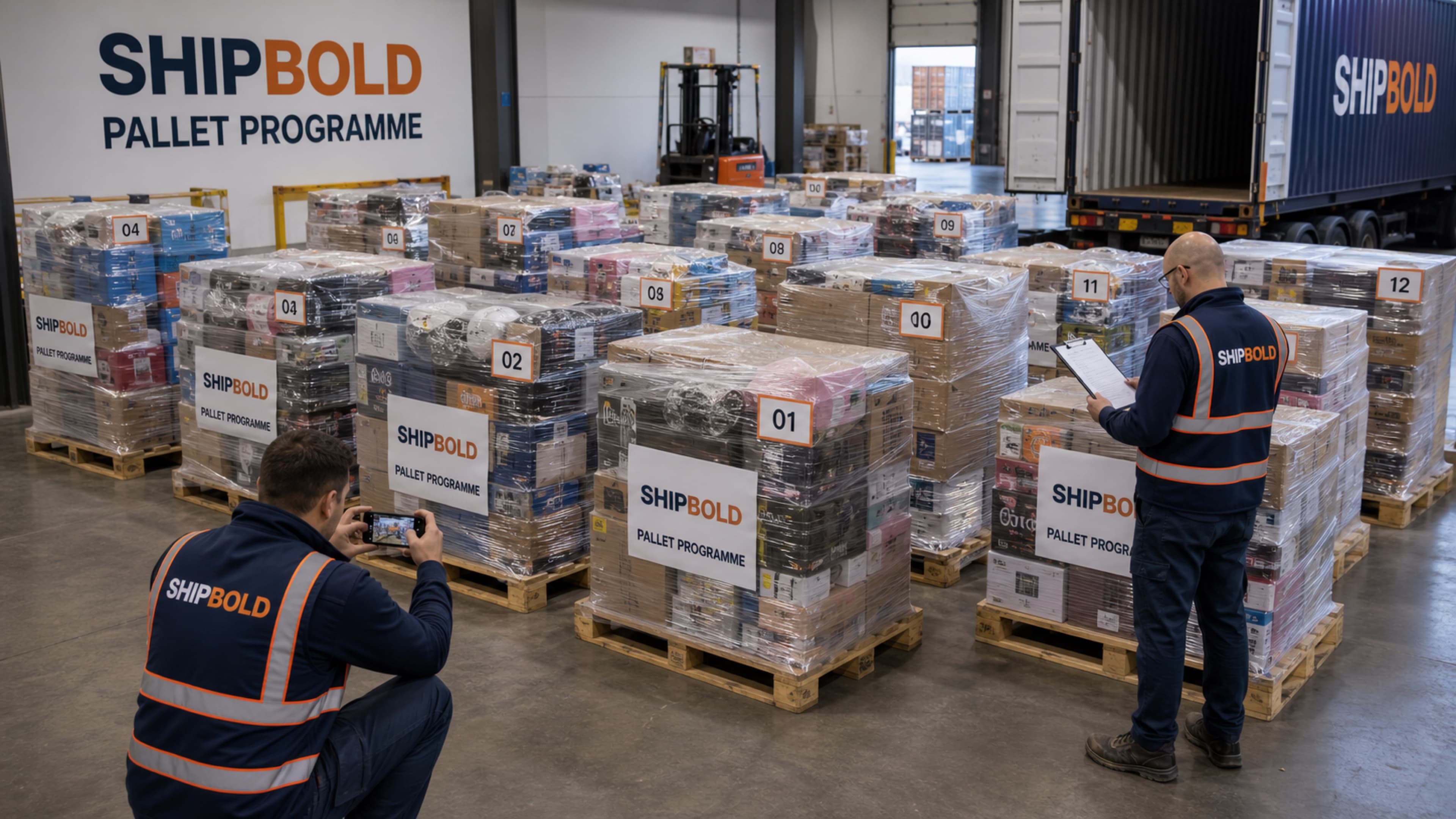 Mixed Retail Return Pallet Programme industrial stock